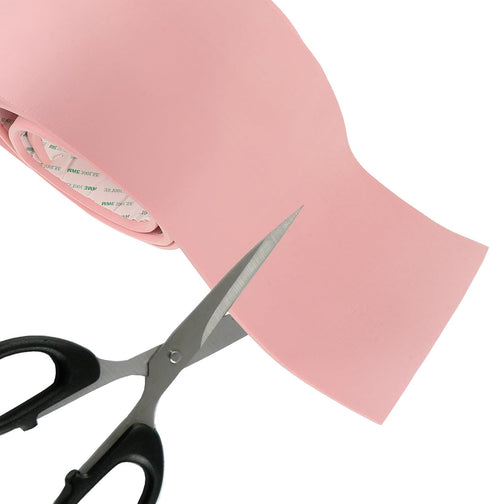 MAGICLULU Corner Protectors for Walls and Furniture, Thickened Soft Foam Ladder Pads with Self-Adhesive Backing, Pink