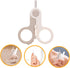Set Trimmer MERRYHAPY Newborn Nail Kit Nail Scissors File Clippers Girl Grooming Tool Compact for Travel Storage