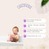 100% Rinzee Baby Bath Cup with Suctions - BPA Free, Food Grade Silicone Rinse Cup, Clutter-Free Tub Area, Kids Learning
