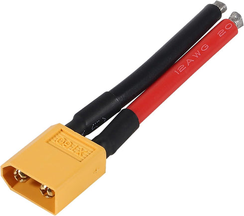 10 Pairs XT60 Plug Female and Male Connector with 12AWG Silicon Wire for RC Lipo Battery Cable Drone