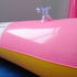 Topwon Inflatable Sand Tray - Portable Sand Box with Sand Molds - Random Color, 27.5x27.5