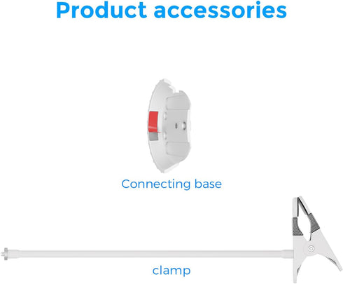 Ybludiy S2/V43 V43/S2 1/4 Babysense HD Baby Monitor Mount,Flexible Bracket Compatible Babysense Monitor Bracket