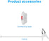 Ybludiy S2/V43 V43/S2 1/4 Babysense HD Baby Monitor Mount,Flexible Bracket Compatible Babysense Monitor Bracket