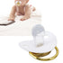 Set Baby Pacifier, Stylish DIY Photo Decoration Infant Bling Pacifier Clip for Newborn (White M)