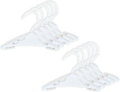 Sophia's 18" Doll 10-Pack: 7-1/2" White Plastic Display Hangers