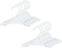 Sophia's 18" Doll 10-Pack: 7-1/2" White Plastic Display Hangers