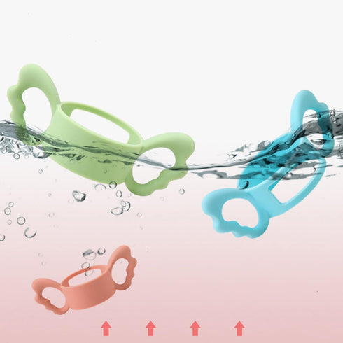 Silicone Grip Feeding Bottle Handle for Easy Newborn Feeding