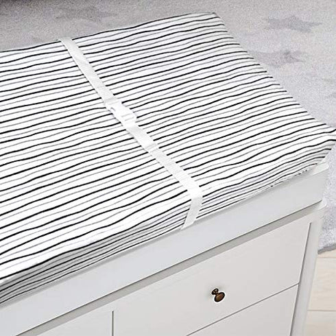 American Baby Company 2 Pack Printed 100% Cotton Knit Fitted Contoured Changing Table Pad Cover - Compatible with Mika