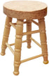 Miniature Counter Stool Dollhouse Furniture, 2 PCS Wood Chair for Crafts, High Simulation Round Bar Stool
