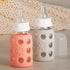 4 oz Pack 4 2- 1- 1- Lifefactory Glass Baby Bottle BPA Free | Protective Silicone Sleeve | of | Lavender, Mint