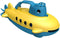 Green Toys Submarine - BPA, Phthalate Free Blue Watercraft - Spinning Rear Propeller - Safe Toys for Toddlers