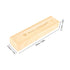 SUPVOX Wooden Pregnancy Test Keepsake Box with Lid for Newborn Announcement Multipurpose Memory Storage Organizer