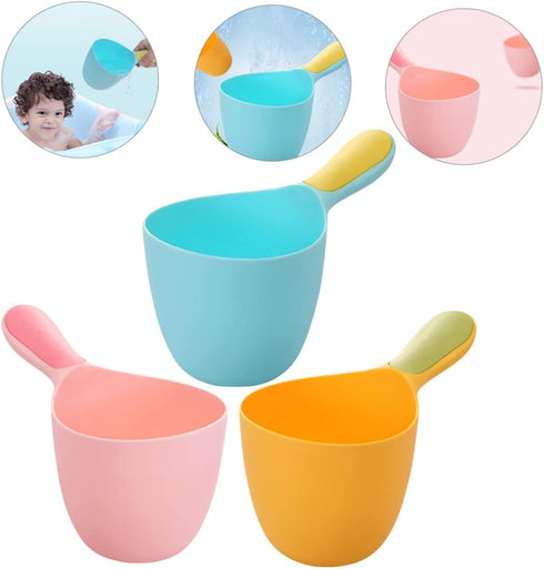 3pcs Water Scoop Ladle Spoon for Bath, Kitchen Water Dipper Bathing Water Ladles