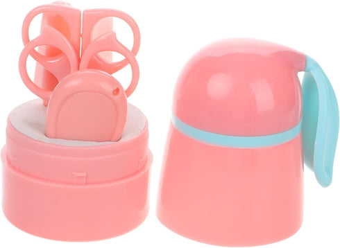 KOMBIUDA Nail Care Set Cute Case Boy Girl Grooming Kit Including Nail