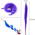 60 Pcs Magic Twisty Worm Wiggly Fuzzy Worms on a String Toys for Party Supplies in 12 Colors