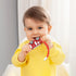Set 3 Baby Food Grade Silicone Carrier Vehicle Teether Toy with Pacifier Clip Holder,Teething Toys Gift for Months+