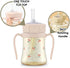 6 oz, 2 GROSMIMI Flip Top Spill Proof Sippy Cup, PPSU, BPA Free, Stage Straw for Toddlers (Cherry)