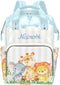 Yeshop Personalized Diaper Backpack Elephant Lion Giraffe Multi Function Diaper Bag Travel Daypack