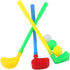 BinaryABC Plastic Golf Clubs Set Toy Golf Kit, Educational Golf Toys Sets for Children (Random Color)