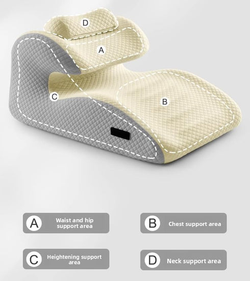 Generic Couples Butt Cushion Enhanced Supporting Version Furniture Pillow Support Pillowcase Suitable for Home Use