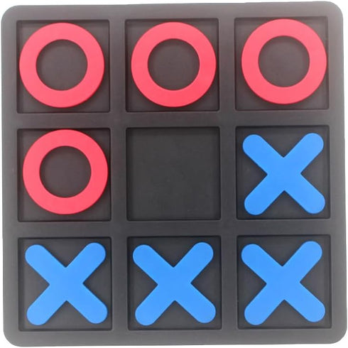 BQSPT 15 15 cm Tic Tac Toe Board Game,Tic Tac Toe Family Game, Classic Board Game, Classical Family Board