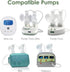 (22 mm, 1-Piece) Maymom Breast Shield Flange Compatible with Ameda Breast Pumps Small