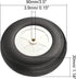 Fielect 3.5 inch RC Model Airplane Super Light Sponge Tire Tail Wheel Tire and Wheel Sets for RC Car Airplane PU Sponge Tire with Plastic Hub 2 Pcs