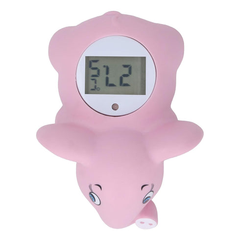 Hamwesh 10C 50C Baby Bath Thermometer, Automatic Switching to Range Water Thermometer, Bathtub with Cartoon Animal