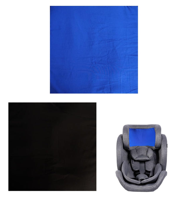 Toeloioh 2Pcs Car Seat Headrest Cover for Babies, Soft and Smooth Headrest Cover