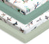 FIGEPO 4 Pack Pack (Pack Mallard Duck Baby N Play Sheets Neutral Unisex Breathable Fitted Nursery Sheets for Baby Girl