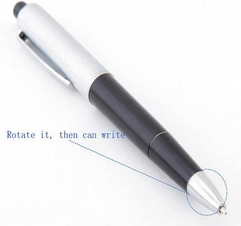 Silver Shock Pen, Lightweight Prank Item, Interesting Shocking Practical Joke Toy for Outdoor Gag Games