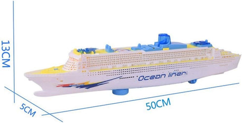 Wenini Sound,50x13x5 cm/19.7x5.1x2 XAPUNK Colorful Ocean Liner Cruise Ship Boat Electric Flashing LED Light in, Cannot
