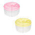 Accmor Baby Formula Dispenser On The Go, Non-Spill Rotating Three-Compartment Container for Infant Toddler Traveling