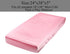 Tcmyyund Set 2 Pack 24x38 Inch Satin Mini Crib Sheet Ultra Soft Silk Fitted Playard Sheet Protect for Baby Hair