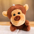 6 Pieces Jungle Stuffed Animal Set - Plush Lion, Elephant, Tiger, Giraffe Toys for Party Theme