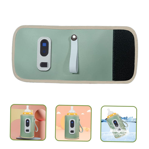Portable Warmer Bottle Cover - Digital Display Thermal Bag for Outdoor Use