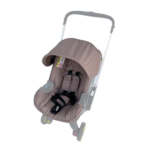 Generic Changing Washing Kit,Canopy Sunshade Cover,Compatible with Car Seat Doona Strollers (Beige)