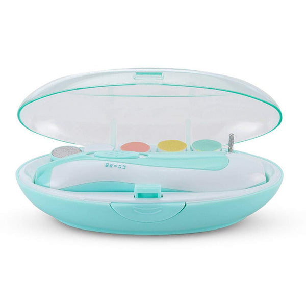 M3M Baby Nail File Trimmer,Safe Electric Baby Infant Nail Filer With Light,Battery Of