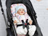2 Infant Car Seat Insert, Car Seat Head Support Baby Girls Boys, Soft & Reversible Newborn Carseat Insert Cushion