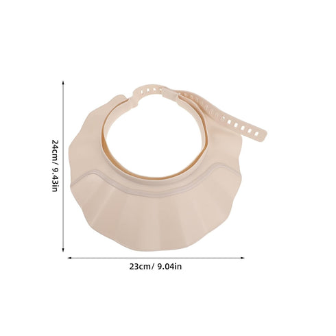 ZUNOXAZ 2PCS Children Bath Visor Hat - Baby Shower Shampoo Cap - Adjustable Soft Hair Washing Guard - Bathing Hat