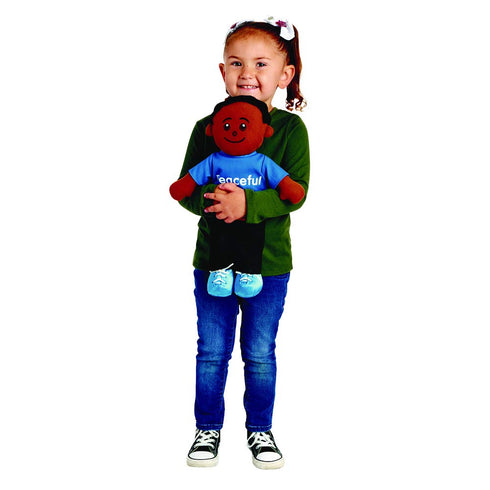 Excellerations English & Spanish Emotions Books + Dolls + Blocks Kit 2-8 Books 4 Dolls 16 Blocks