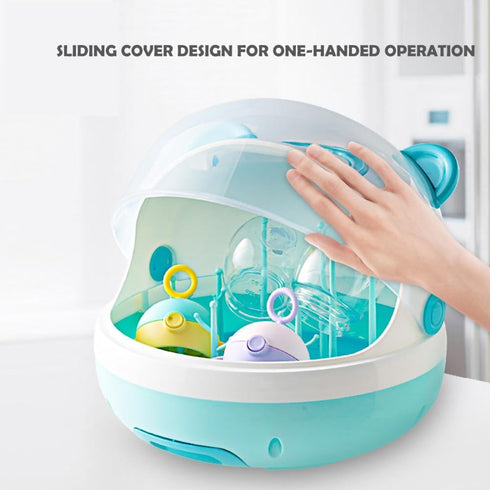KALWEL Baby Bottle Drying Rack,Bottle Drying Rack,Baby Bottle Dryer,Baby Bottle Drying Rack with Cover,Baby Drying