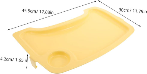 Portable Boy Girl Tray for High Chair Removable Snack Feeding Plate for Dining Table Fit for Home Restaurant and Hotel