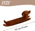 43“ Dachshund Plush Long Pillow - Brown Dog Body Pillow Animal Doll for Home Sofa Cushion Decor