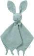 LAWKUL Baby Lovey Organic Cotton Muslin - Soft Security Blankets Comfy Lovie for Newborn Infants Boy Girls Unisex Bunny