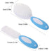 Set 2pcs TIDTALEO Hair Brush and Comb for Newborns and Infants, Soft Nylon Bristles, Gentle Bath Massage Brush, Hair