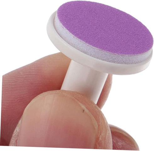 Trimmer 12-Piece Electric Nail Pads for Infants Grinding Heads Safe Nail Care Tool Accessory for Newborns Easy to Use