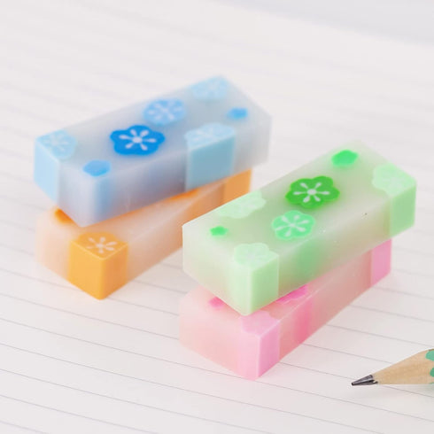 Cute Erasers for Kids Bulk - 16 Pack Animal Food Fun Desk Pets for School Supplies