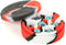 FanRoll Silicone Round Dice Case: Red/Black/White for Dungeons and Dragons Accessories