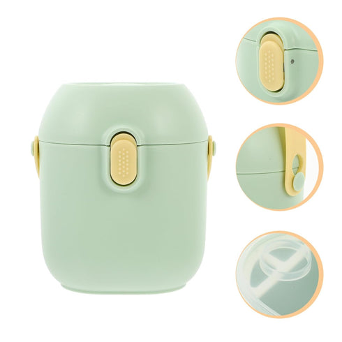 LIOOBO Portable Formula Dispenser Box with Spoon Milk Powder Container for Travel Thickened Snack Storage Case Large